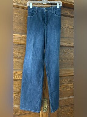 Christopher & Banks Women's Dark Blue Straight-Leg Jeans